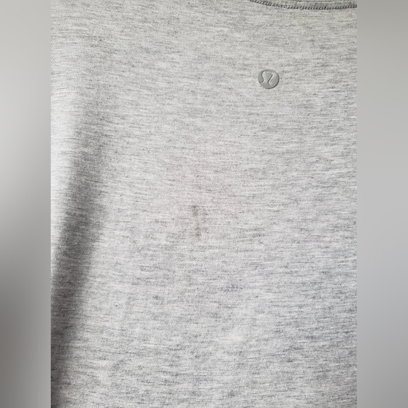 Lululemon Pima Cotton Gray Women's Peplum Top - Picture 6 of 6